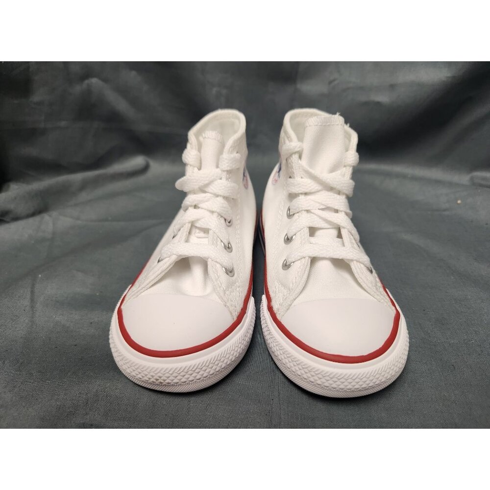 Converse Toddlers Chuck Taylor All Star Hi Lace Up White Size 9 NEW NO BOX! - Picture 3 of 10